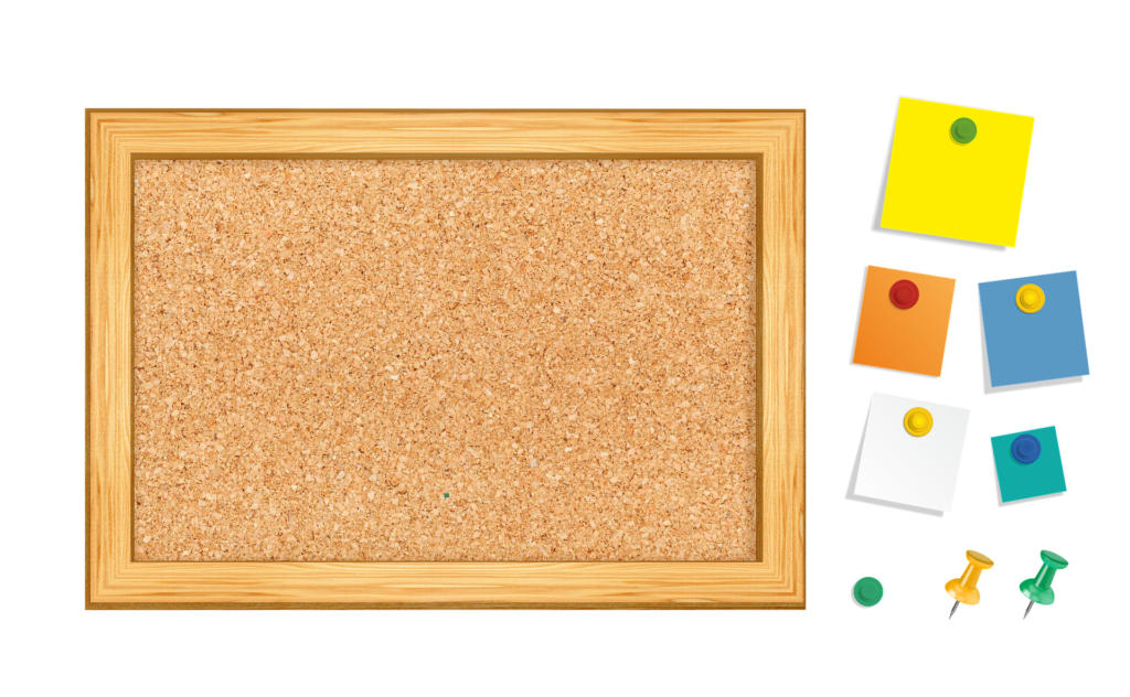 card board for vision board